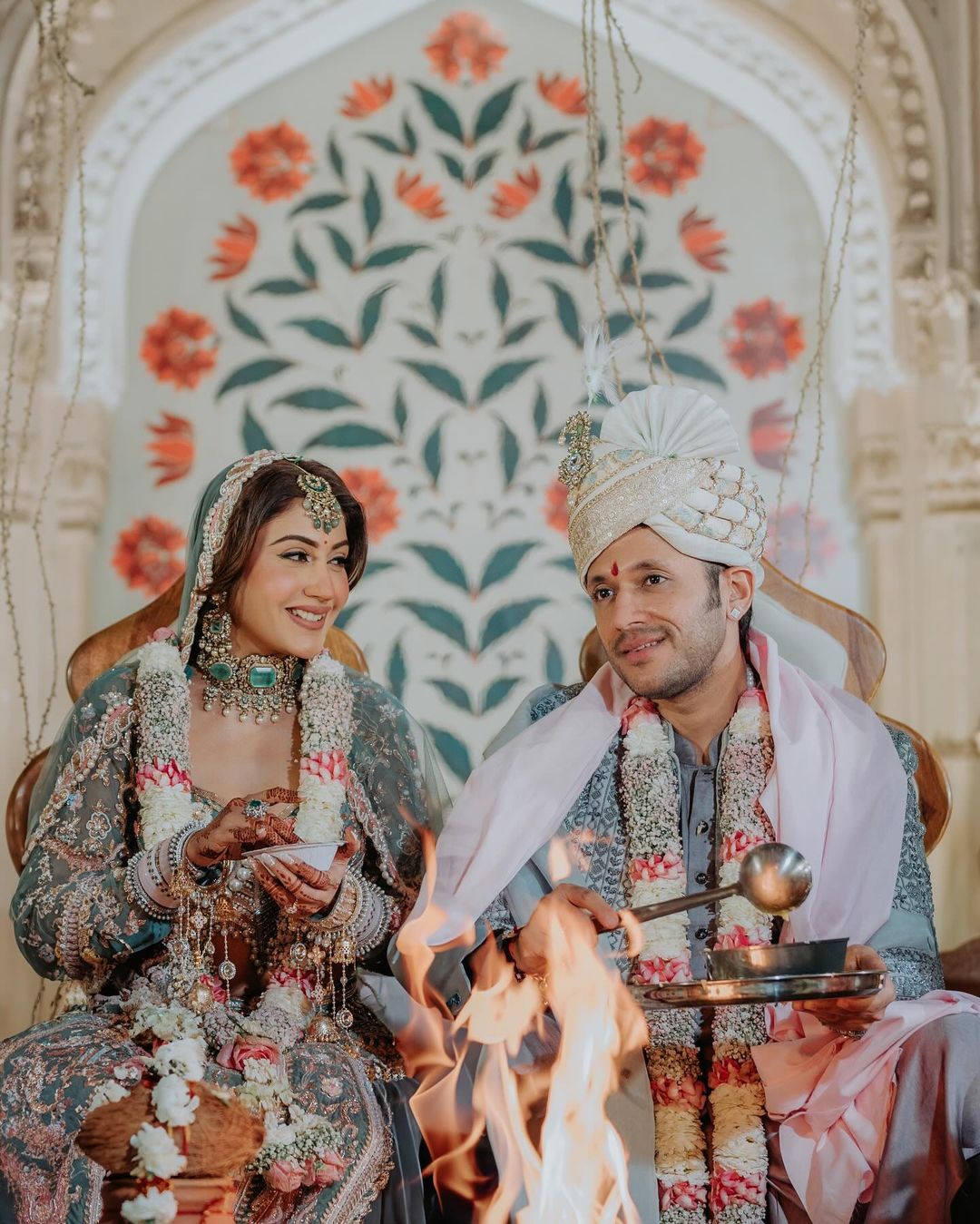 Check out Surbhi Chandna and Karan Sharma’s pictures from their magical wedding.