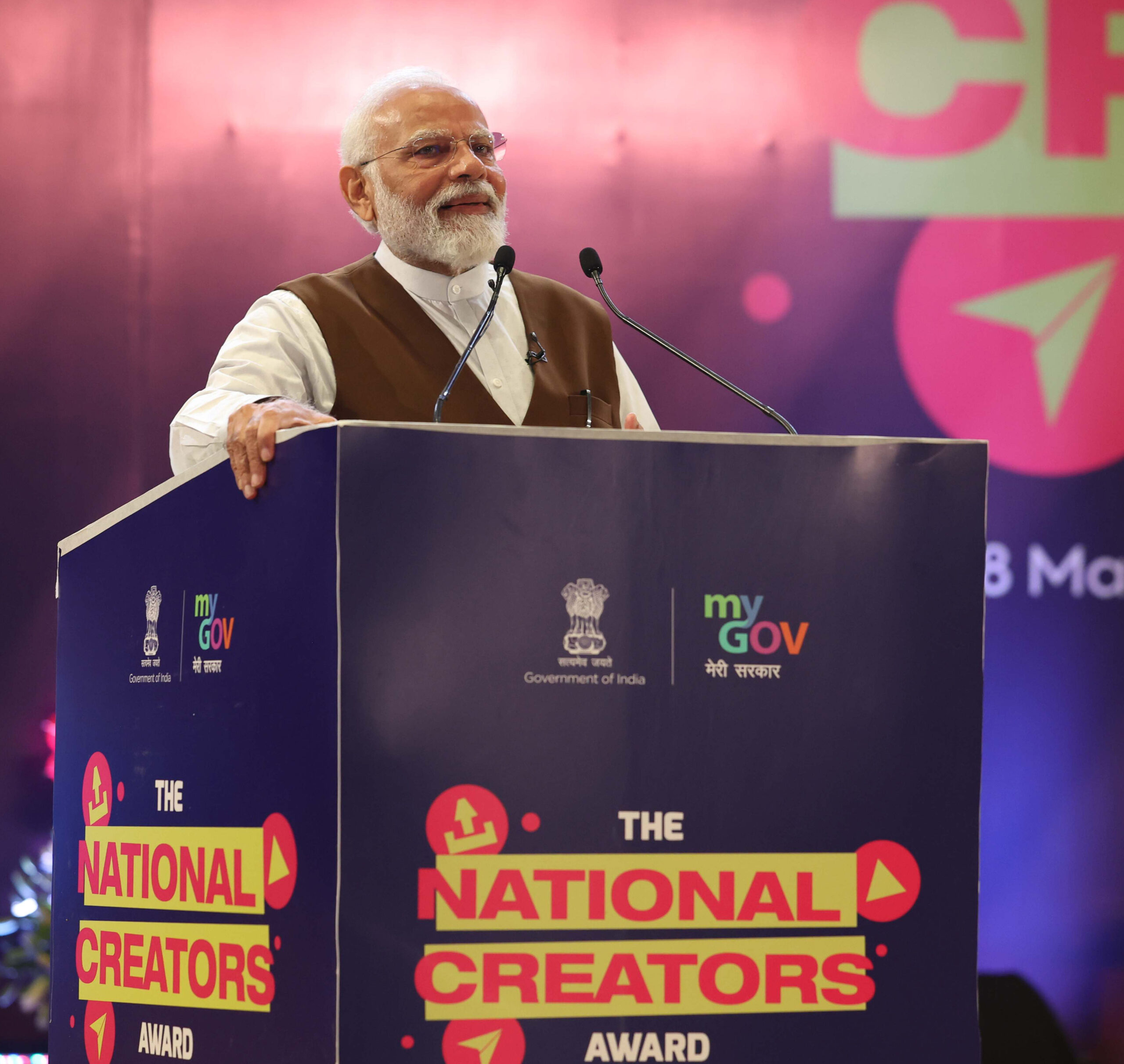 PM Modi hosts very first National Creators Awards in Delhi. Check out the winners.