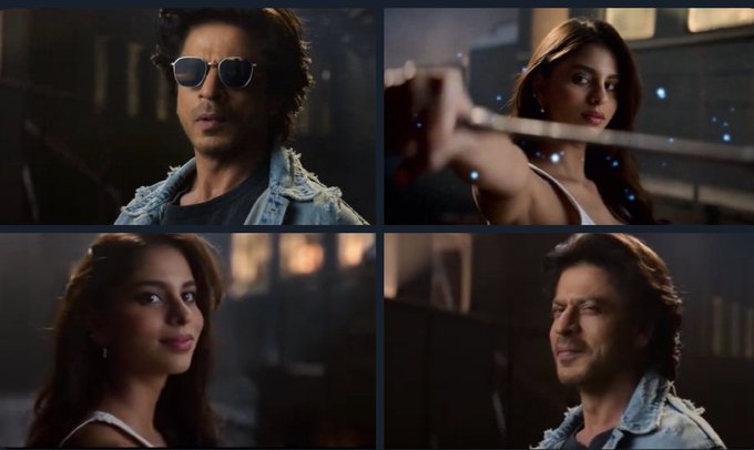 Shah Rukh Khan and Suhana Khan star in Aryan Khan’s latest ad.